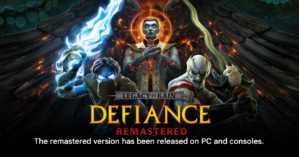Legacy of Kain Defiance Remastered featuring Raziel and Kain with upgraded graphics