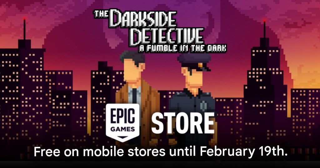 The Darkside Detective A Fumble in the Dark pixel art detective gameplay on mobile